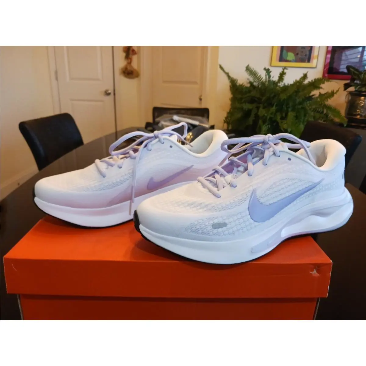Nike shoes - Nike Journey Run - Journey Run - FJ7765-113 - White/Amethyst Tint/Black/Hydrangeas 1