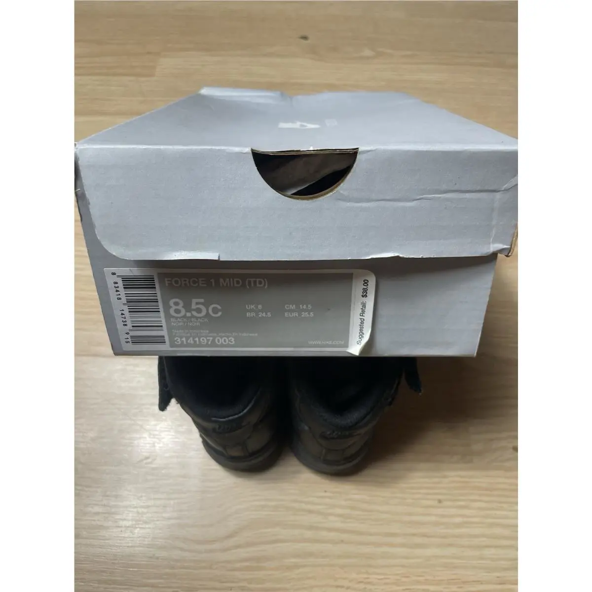 Nike shoes - Nike Air Force 1 - Air Force - Black 4