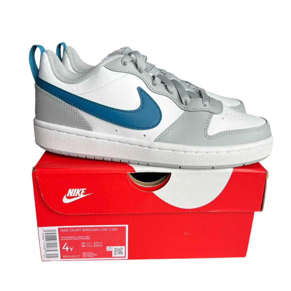 Nike shoes - White/Grey/Blue 0