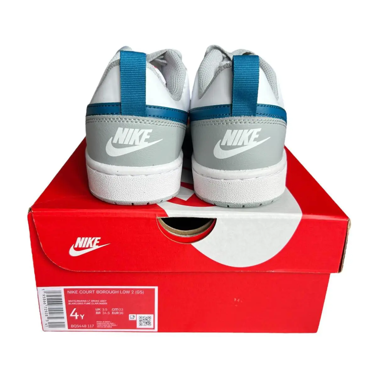 Nike shoes - White/Grey/Blue 2