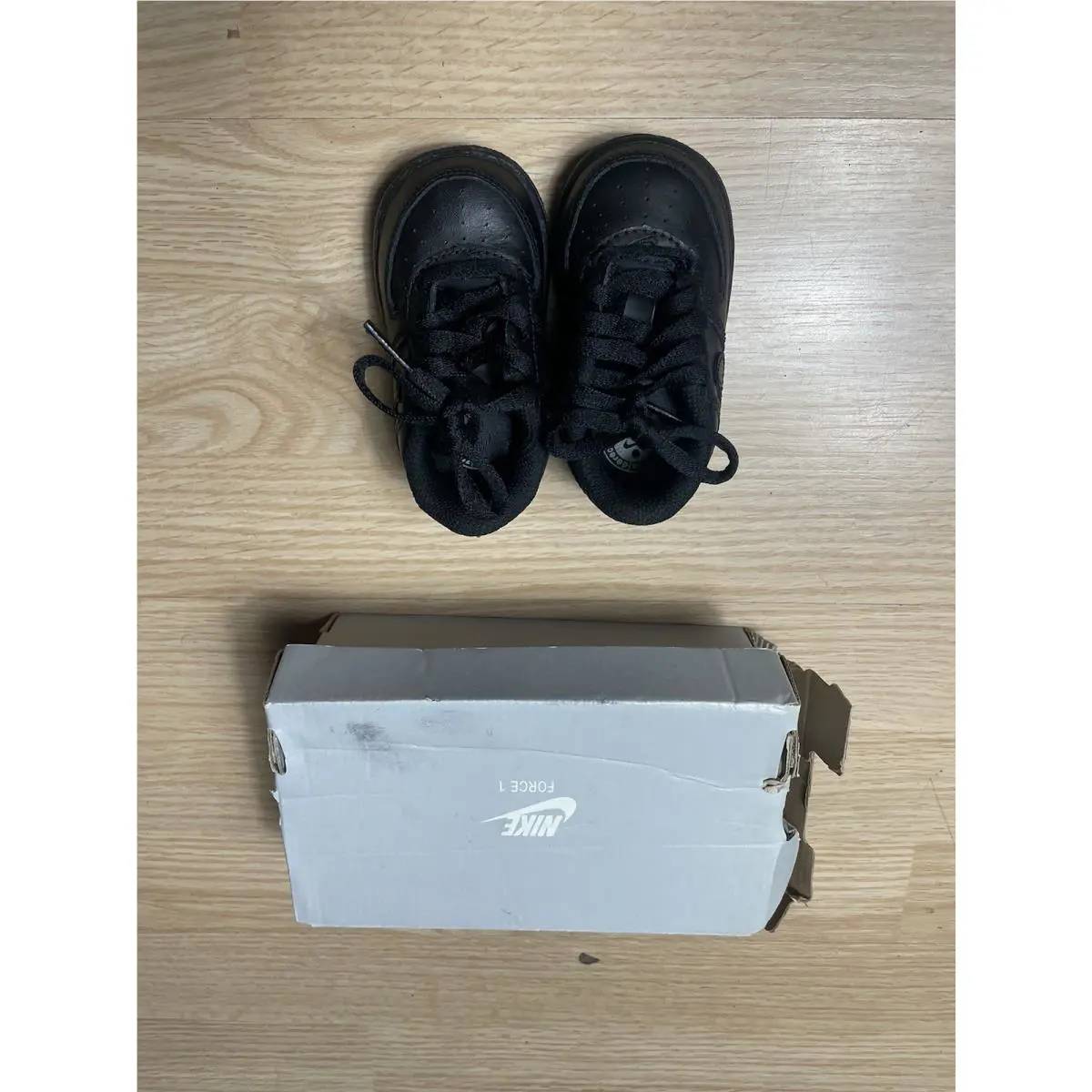 Nike shoes - Nike Air Force 1 - Air Force - Black 0