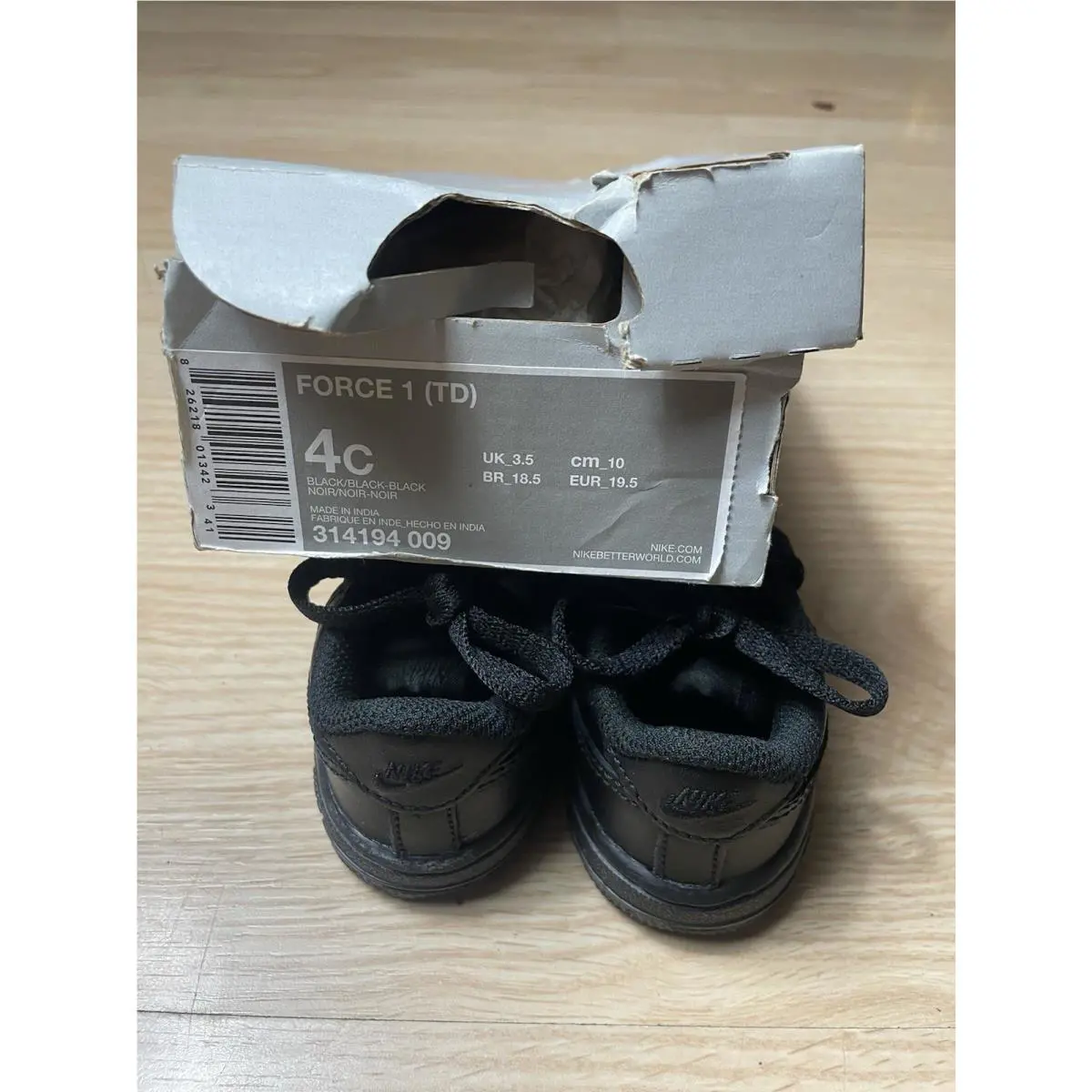 Nike shoes - Nike Air Force 1 - Air Force - Black 3