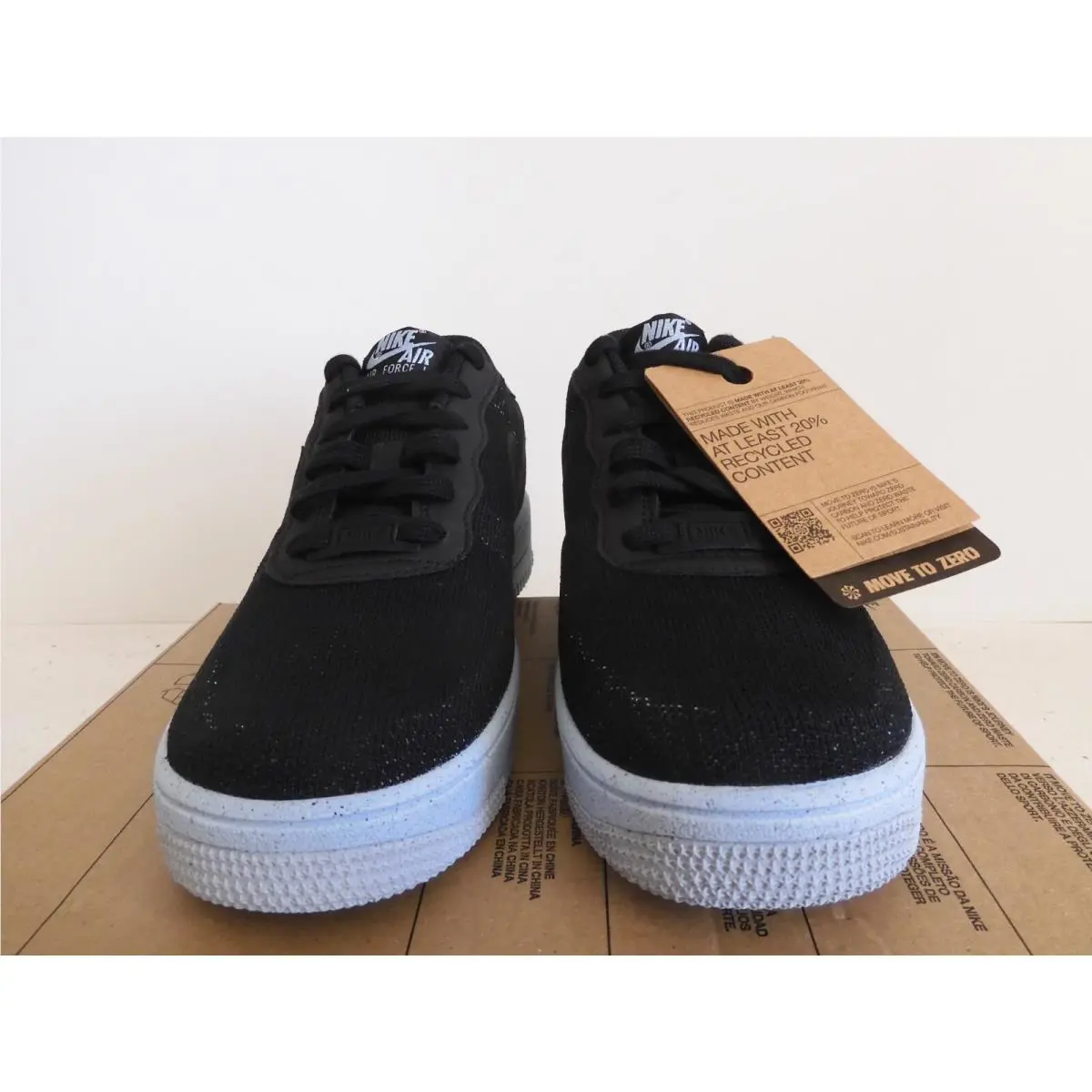 Nike shoes - Nike Air Force 1 Flyknit - Black (UPC: 194957395910) 1