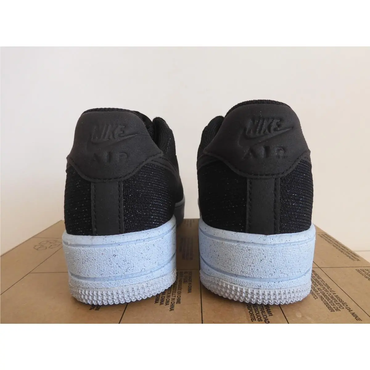 Nike shoes - Nike Air Force 1 Flyknit - Black (UPC: 194957395910) 3