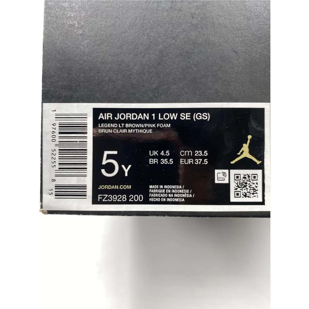 Nike shoes - Nike Air Jordan 1 - Air - FZ3928 200 - Legend LT Brown/Pink Foam (UPC: 197600522558) 6
