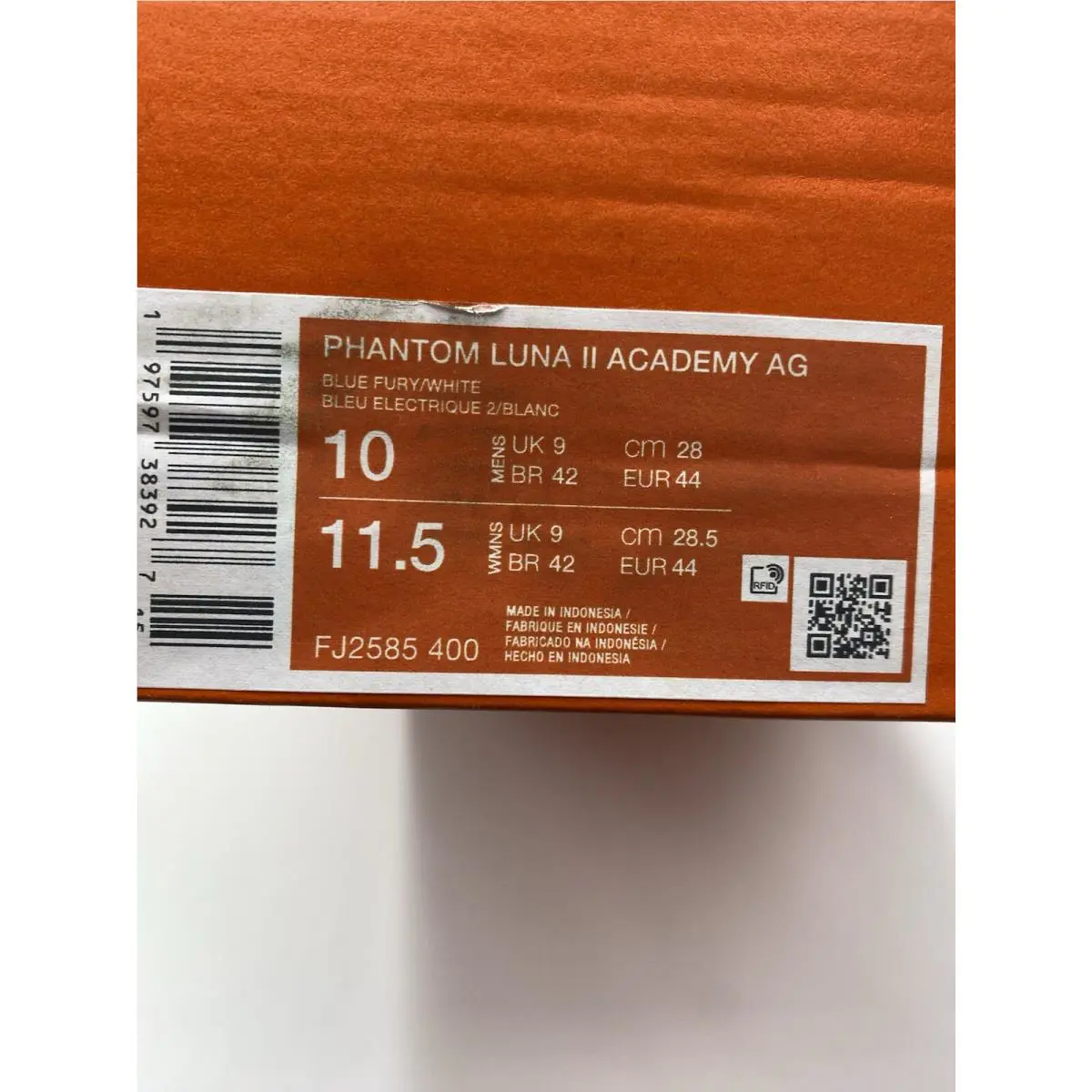Nike shoes - Nike Phantom Luna - Phantom Luna - FJ2585 400 - Blue Fury/White (UPC: 197597383927) 6