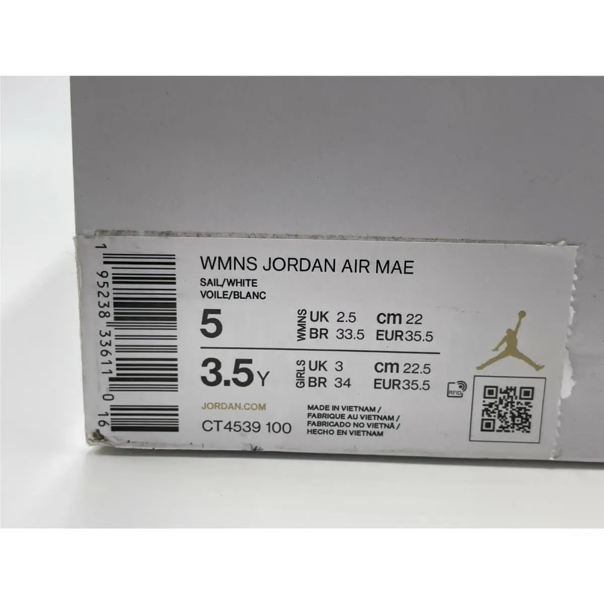 Nike shoes - Air Jordan 8 - Air - White (UPC: 195238336110) 6