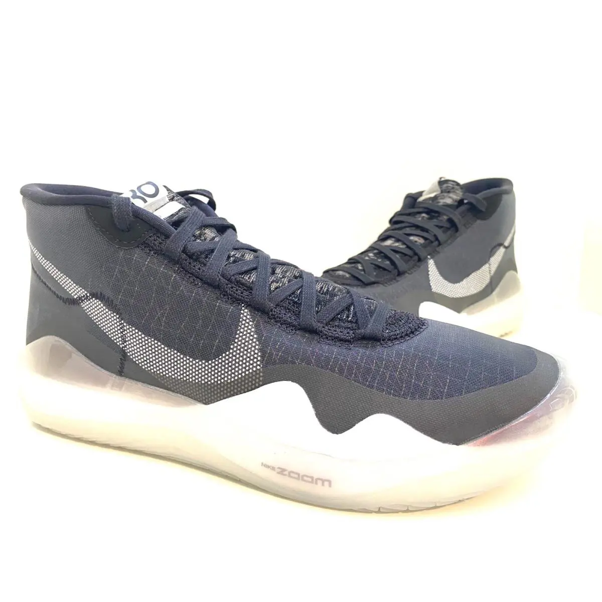 Nike shoes - NIKE KD12 - AR4229 001 - BLACK/PURE PLATINUM-WHITE 0