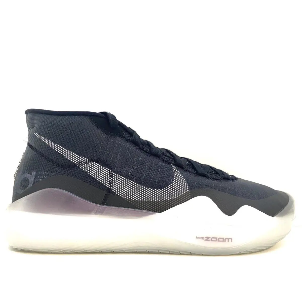Nike shoes - NIKE KD12 - AR4229 001 - BLACK/PURE PLATINUM-WHITE 7