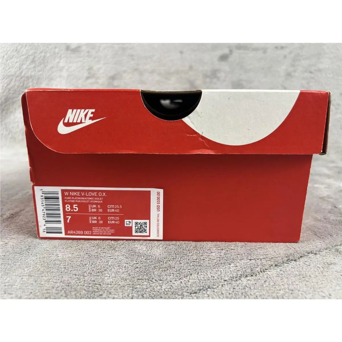 Nike shoes - Nike V-Love OX - AR4269 002 - Purple 10
