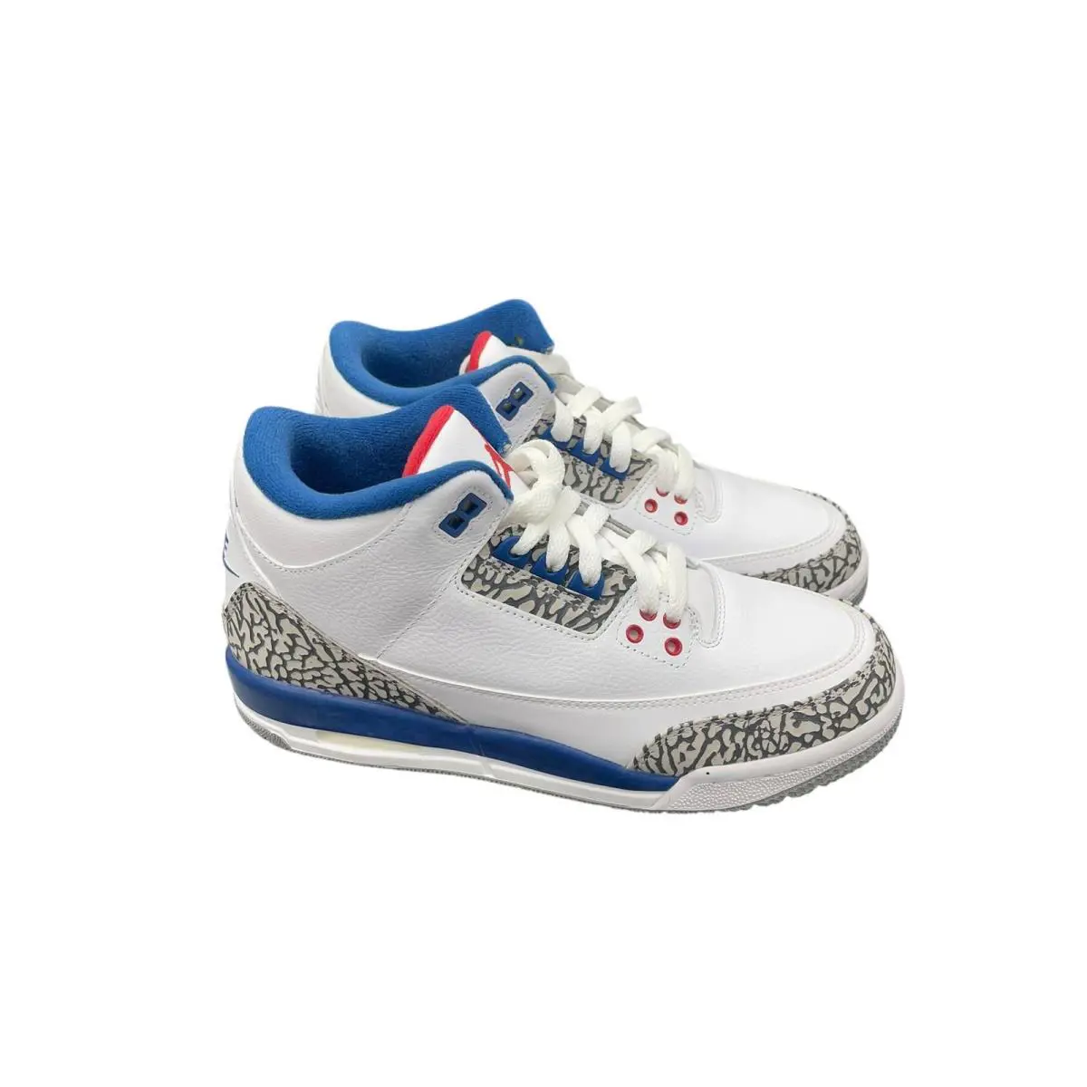 Nike shoes - Air Jordan 3 retro OG BG - 854261-106_106 - White/Fire Red-true Blue-cement Grey (UPC: 676556806764) 4