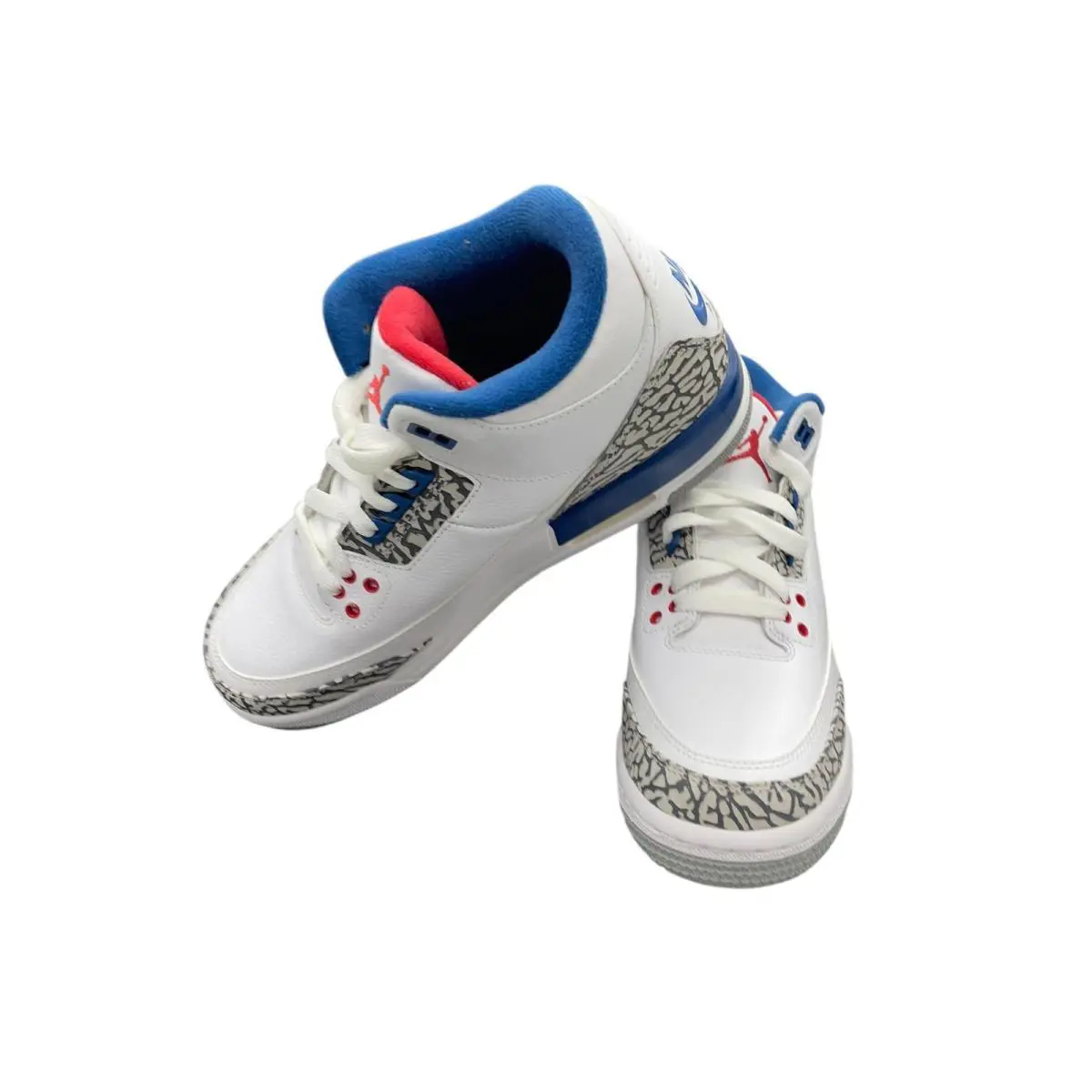 Nike shoes - Air Jordan 3 retro OG BG - 854261-106_106 - White/Fire Red-true Blue-cement Grey (UPC: 676556806764) 6