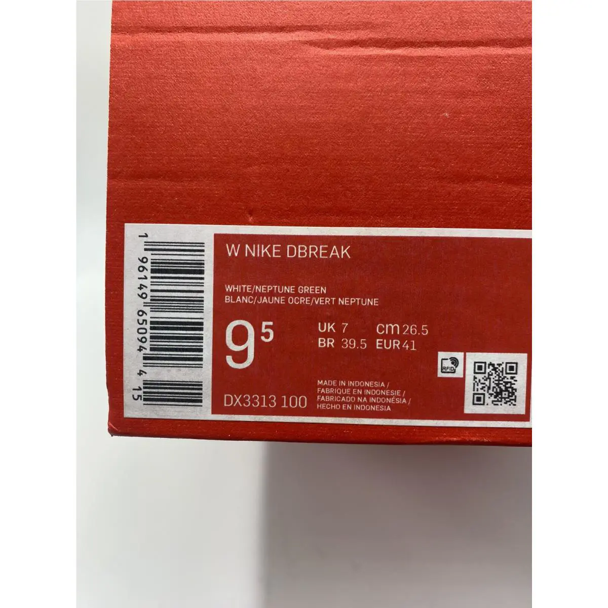 Nike shoes - Nike W DBreak - DBreak - DX3313 100 - White/Neptune Green (UPC: 196149650944) 6