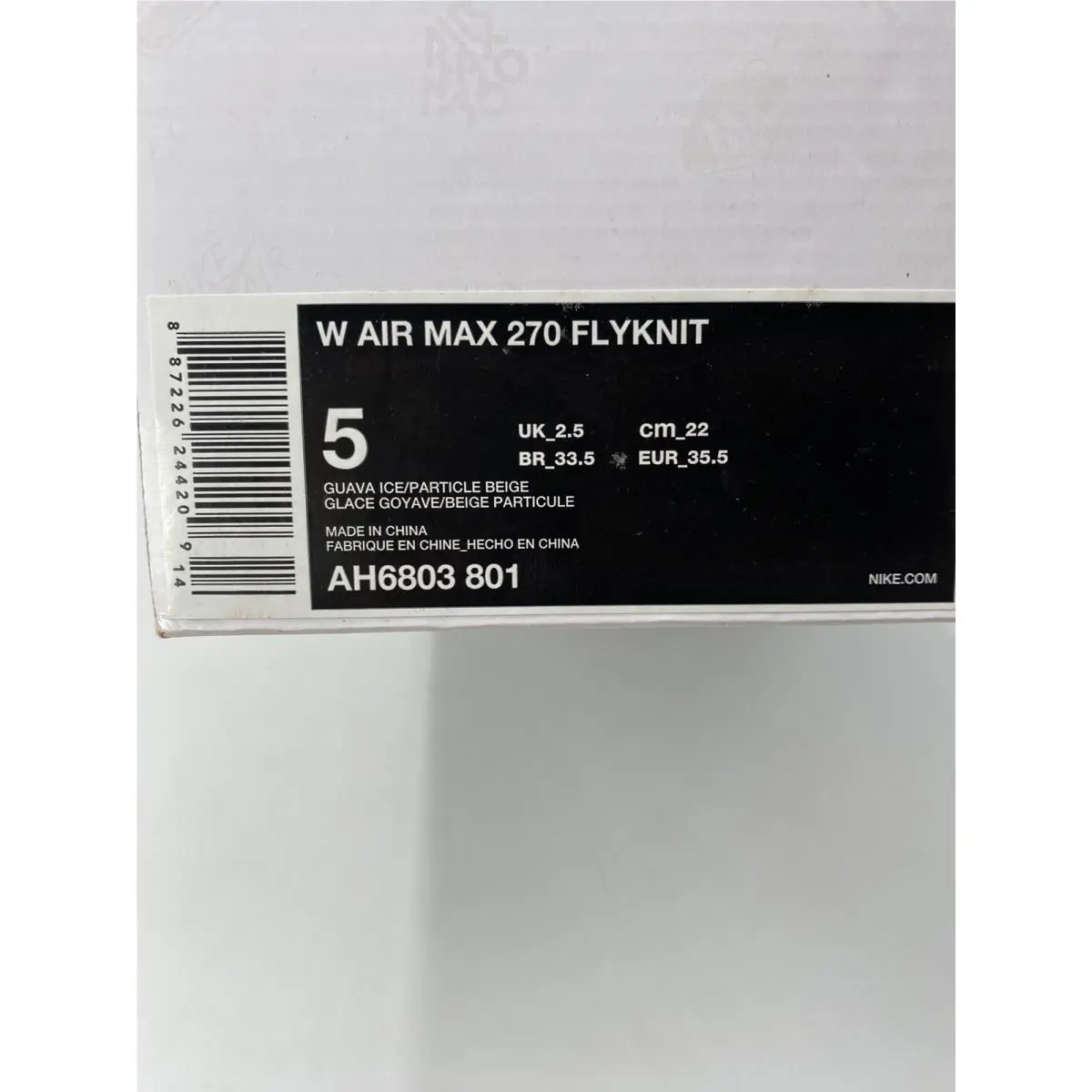 Nike shoes - Nike Air Max 270 - Air Max - AH6803 801 - Guava Ice/Particle Beige (UPC: 887226244209) 6