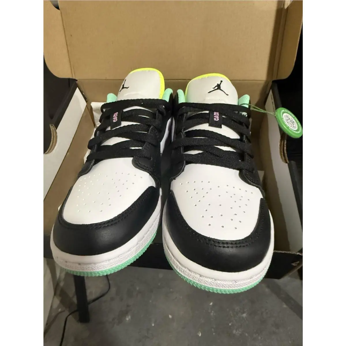 Nike shoes - Air Jordan 1 Low - Air Low - 553560-151 - White/Violet Shock – Black (UPC: 0194956640691) 0
