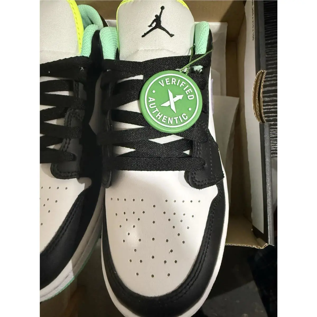 Nike shoes - Air Jordan 1 Low - Air Low - 553560-151 - White/Violet Shock – Black (UPC: 0194956640691) 1