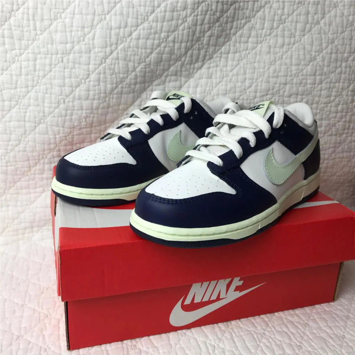 Nike shoes - Nike Dunk Low (PSE) - Dunk Low PSE - FB9108-127 - Sail Volt Tint Midnight Navy 6