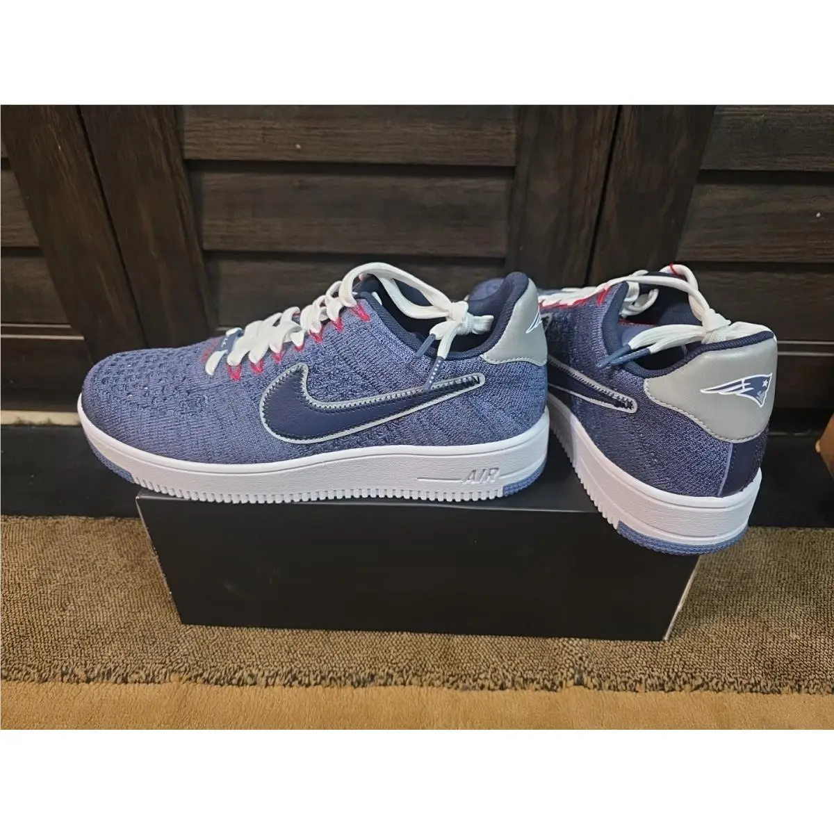 Nike Air Force 1 Ultra Flyknit England Patriots Rkk Nor’easter Size 10