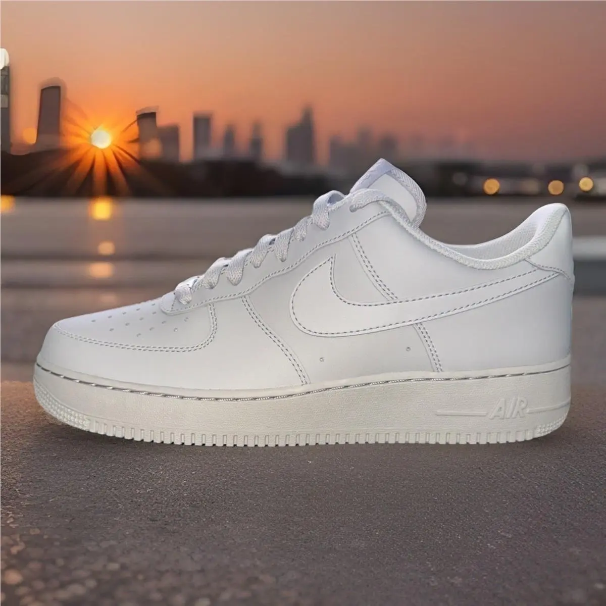 Nike Men`s Size 12 Air Force 1 07 College Grey IH1698-001