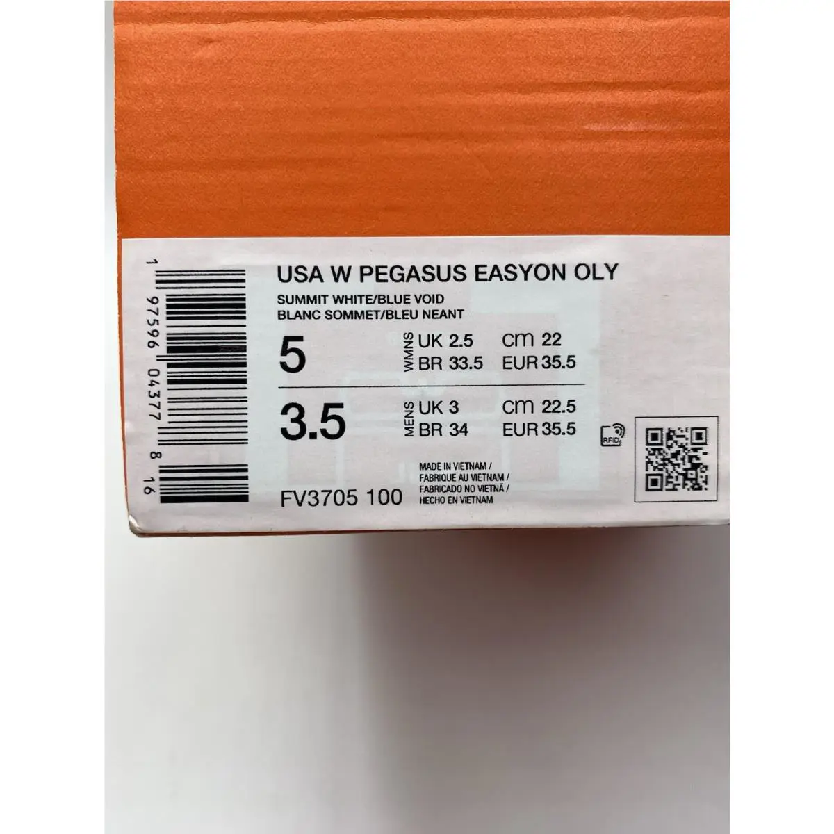 Nike shoes - Nike Pegasus - Pegasus - FV3705 100 - Summit White/Blue Void (UPC: 197596043778) 6