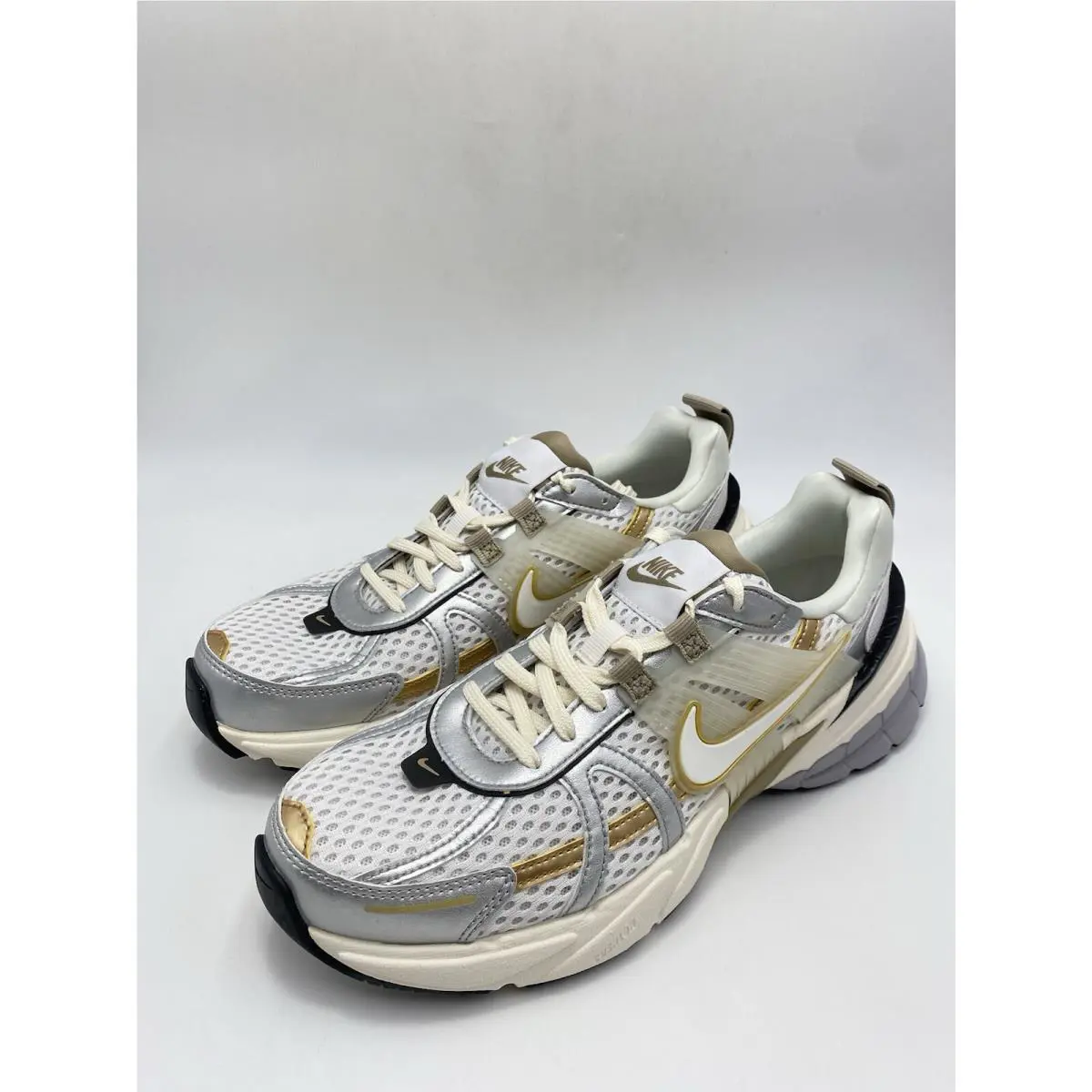 Nike shoes - Nike V2K Run - Run - HJ7245 100 - White/Khaki (UPC: 197599037279) 2