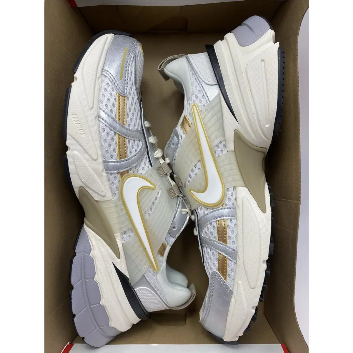 Nike shoes - Nike V2K Run - Run - HJ7245 100 - White/Khaki (UPC: 197599037279) 5