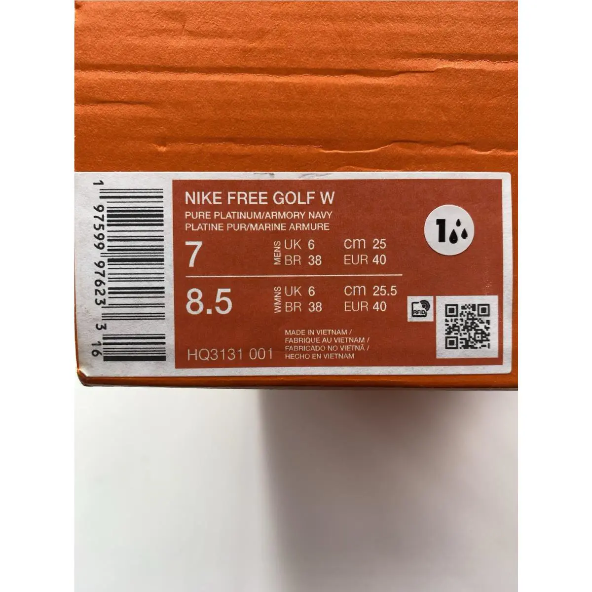 Nike shoes - Nike Free Golf - Free Golf - HQ3131 001 - Pure Platinum/Armory Navy (UPC: 197599976233) 6