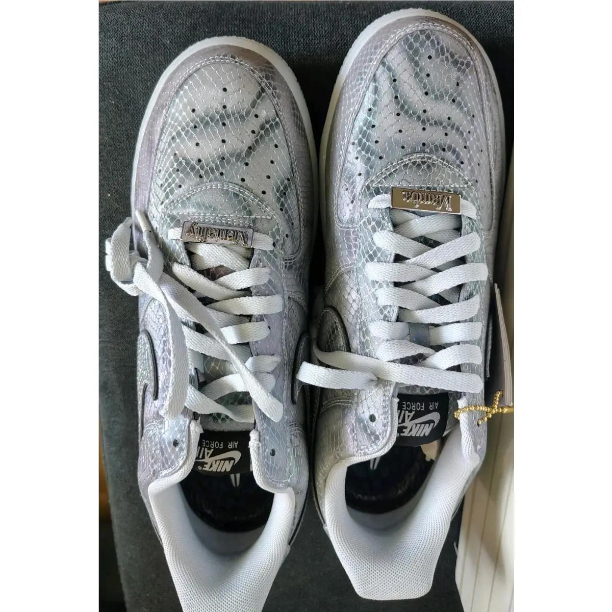 Nike shoes - Nike Air Force 1 - Air Force - II3925-400 - Gray, Manufacturer: Light Armory Blue/Light Armory Blue 0