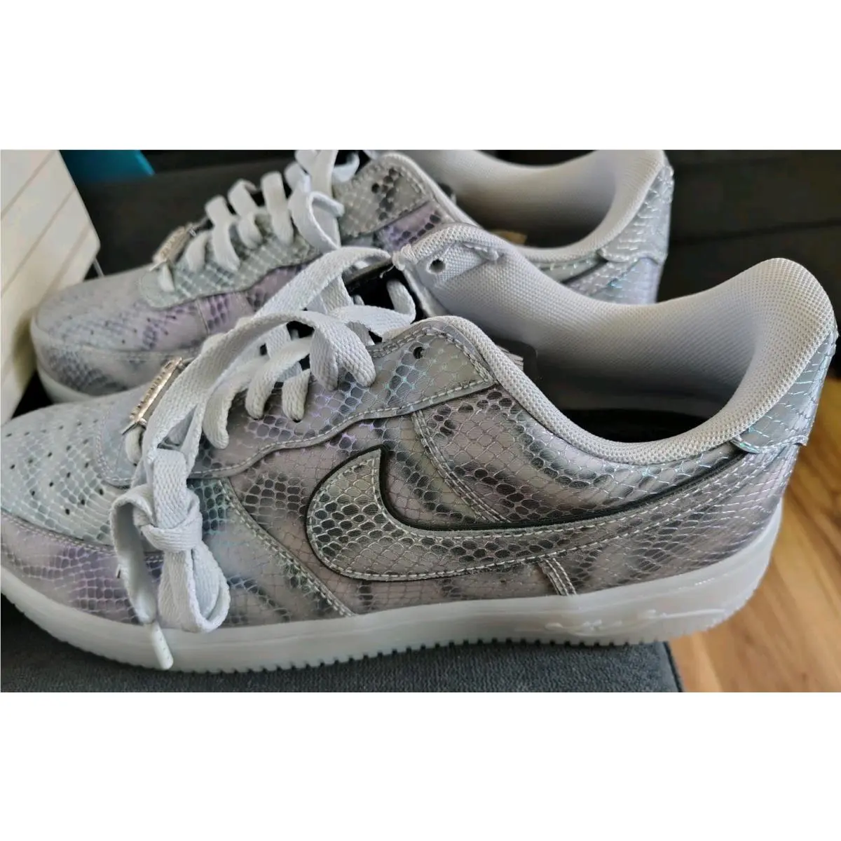 Nike shoes - Nike Air Force 1 - Air Force - II3925-400 - Gray, Manufacturer: Light Armory Blue/Light Armory Blue 1