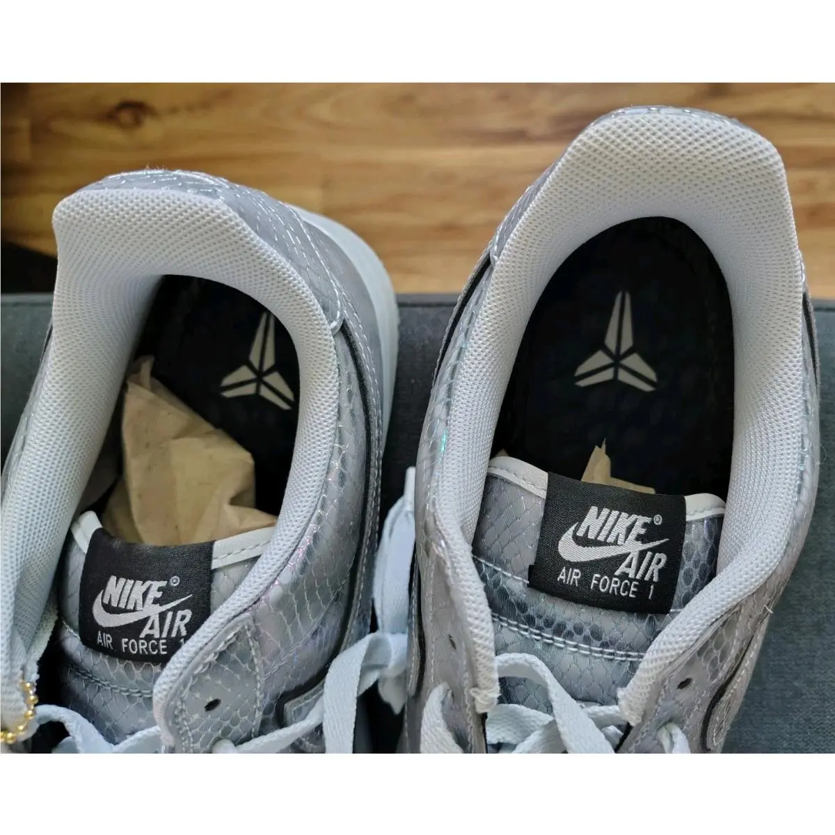 Nike shoes - Nike Air Force 1 - Air Force - II3925-400 - Gray, Manufacturer: Light Armory Blue/Light Armory Blue 2