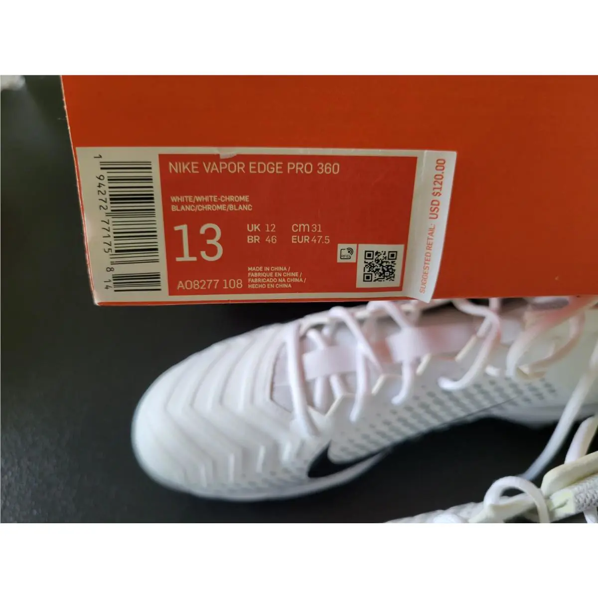 Nike shoes - Nike Vapor Edge - Vapor Edge - White 1