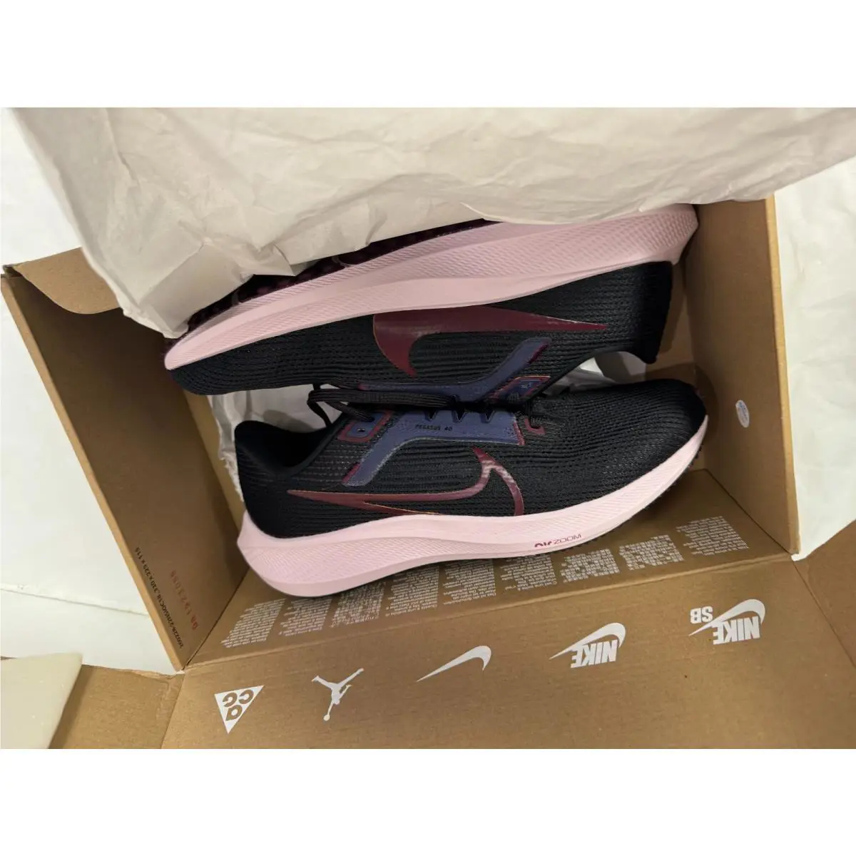 Nike shoes - Nike Pegasus - Pegasus - Black/Pink 7