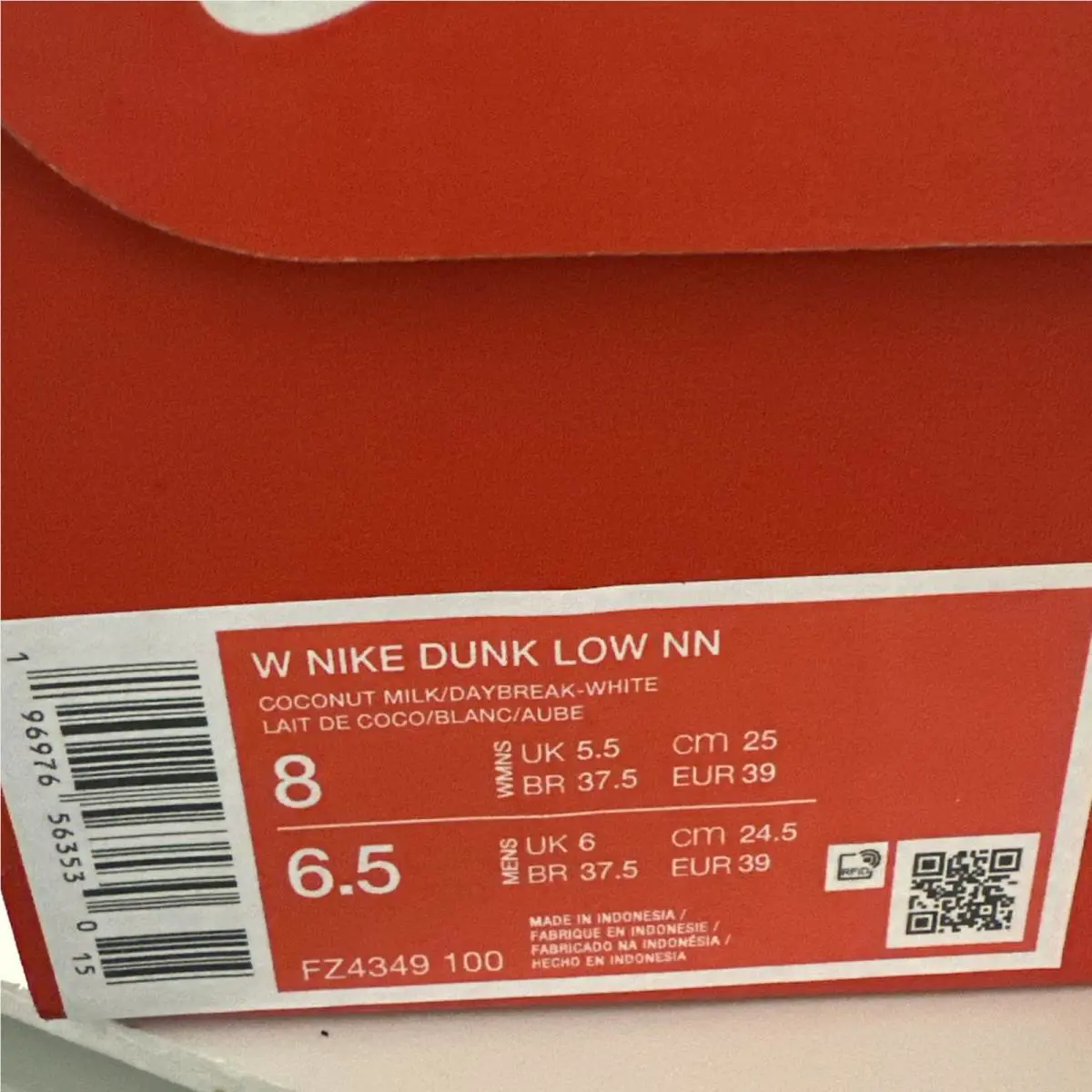 Nike shoes - Nike Dunk Low - Dunk Low - FZ4349-100 - COCONUT MILK/DAYBREAK/WHITE 1
