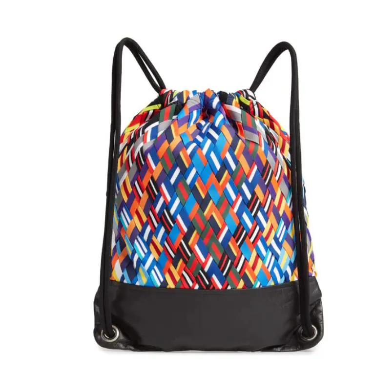 Nike Basketball Backpack Medium Woven Leather Sport Gym Jersey Unisex Lab