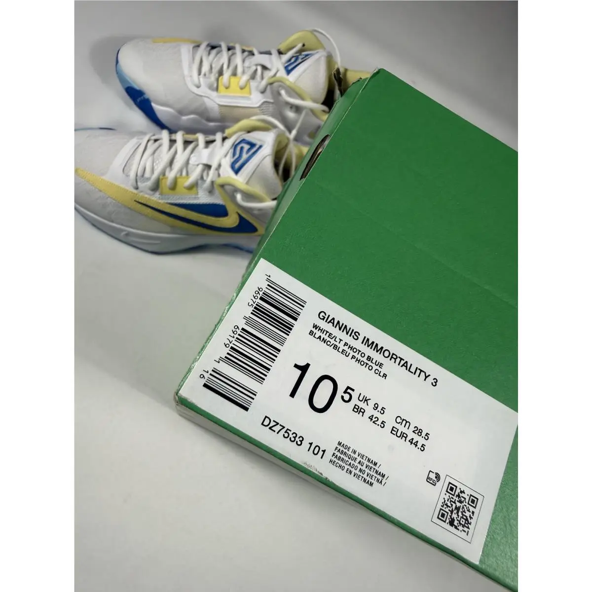 Nike shoes - Nike Giannis Immortality - Giannis Immortality - DZ7533 101 - White (UPC: 0196975691791) 8