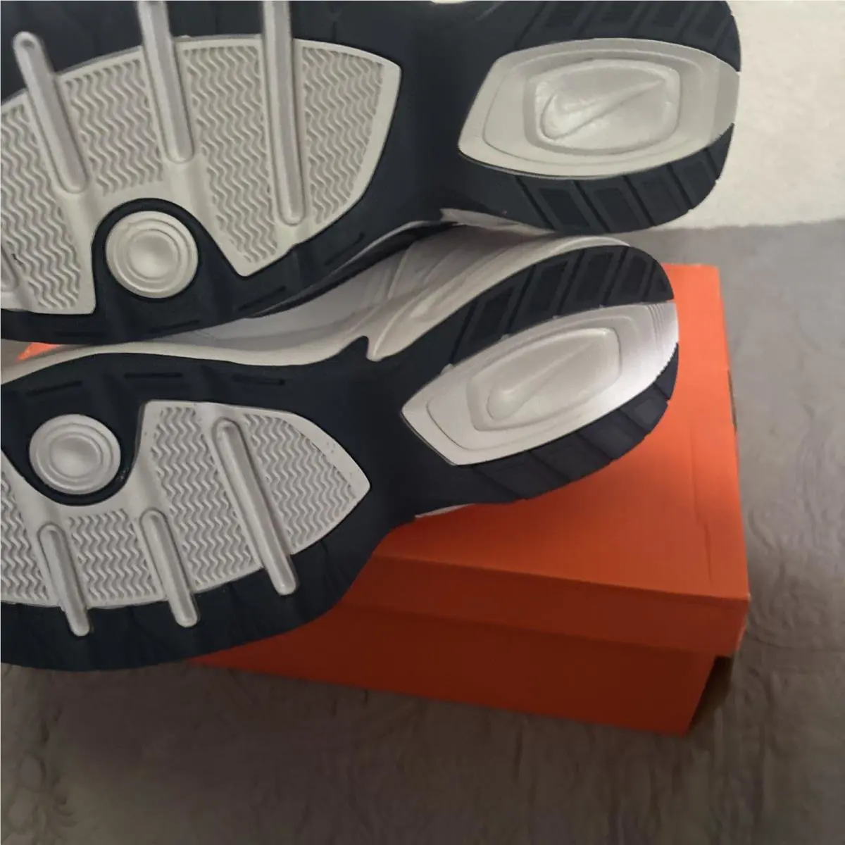 Nike shoes - Nike Air Monarch IV - Air Monarch - White, Manufacturer: White/Navy 4