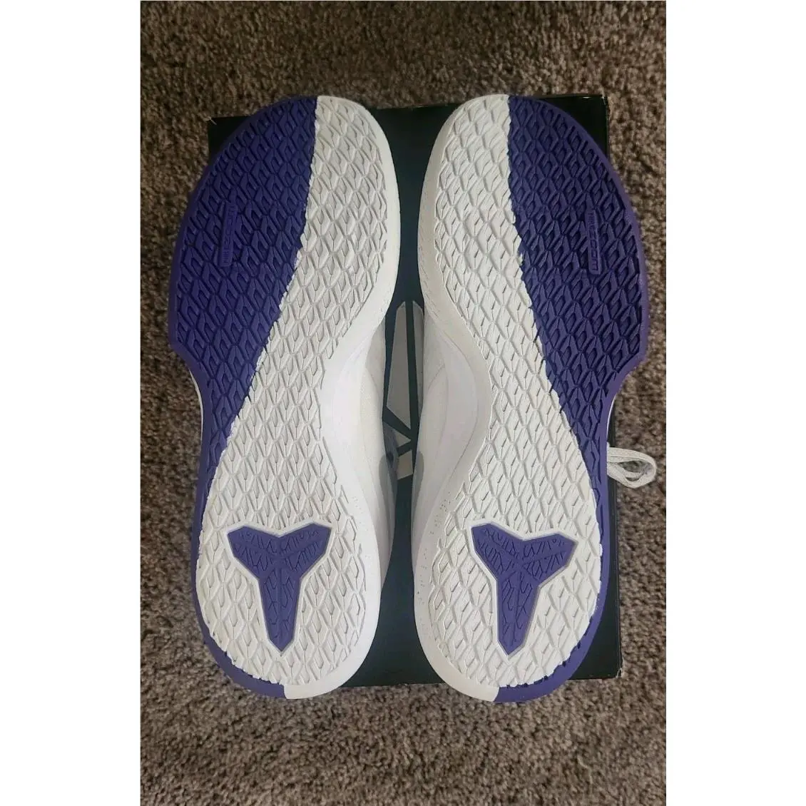 Nike shoes - Nike Mamba Rage - Mamba Rage - CK2087-101 - White Purple Gold, Manufacturer: White/Field Purple/Amarillo/Light Smoke Grey 5