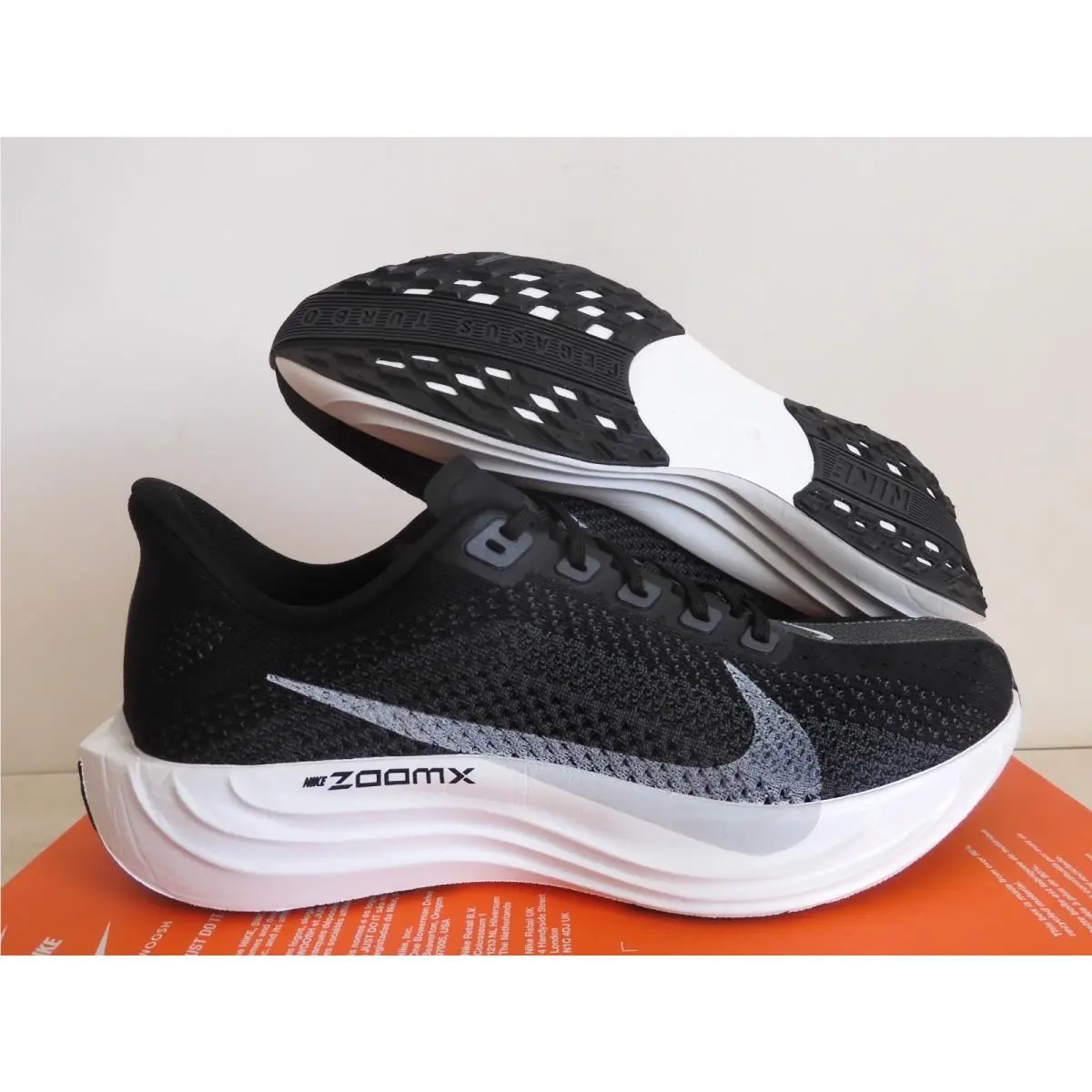 Nike Pegasus Plus Black-pure Platinum-anthracite Womens Sz 10 FQ7261-002