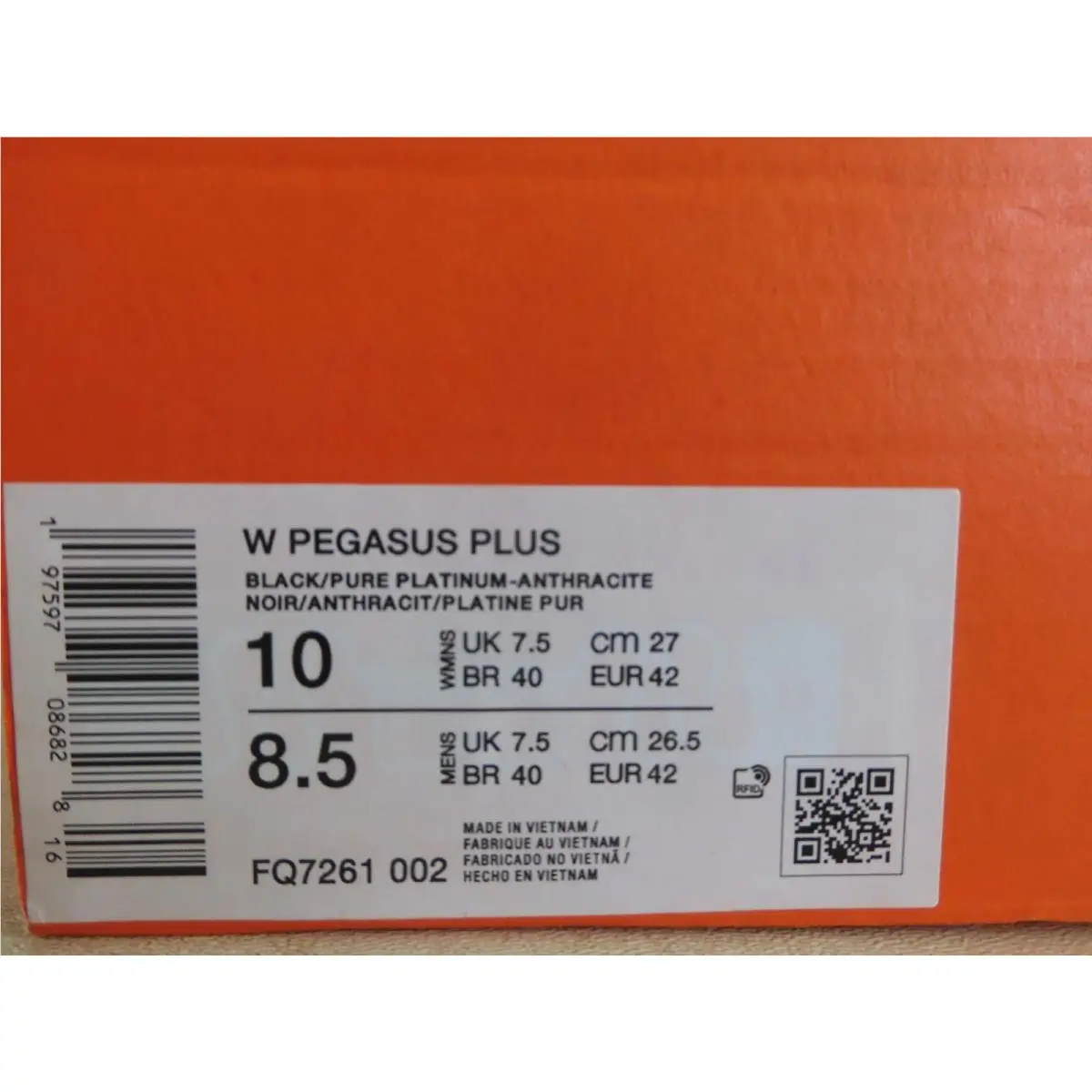 Nike shoes - Nike Pegasus Plus - Pegasus Plus - FQ7261-002 - Black (UPC: 197597086828) 6