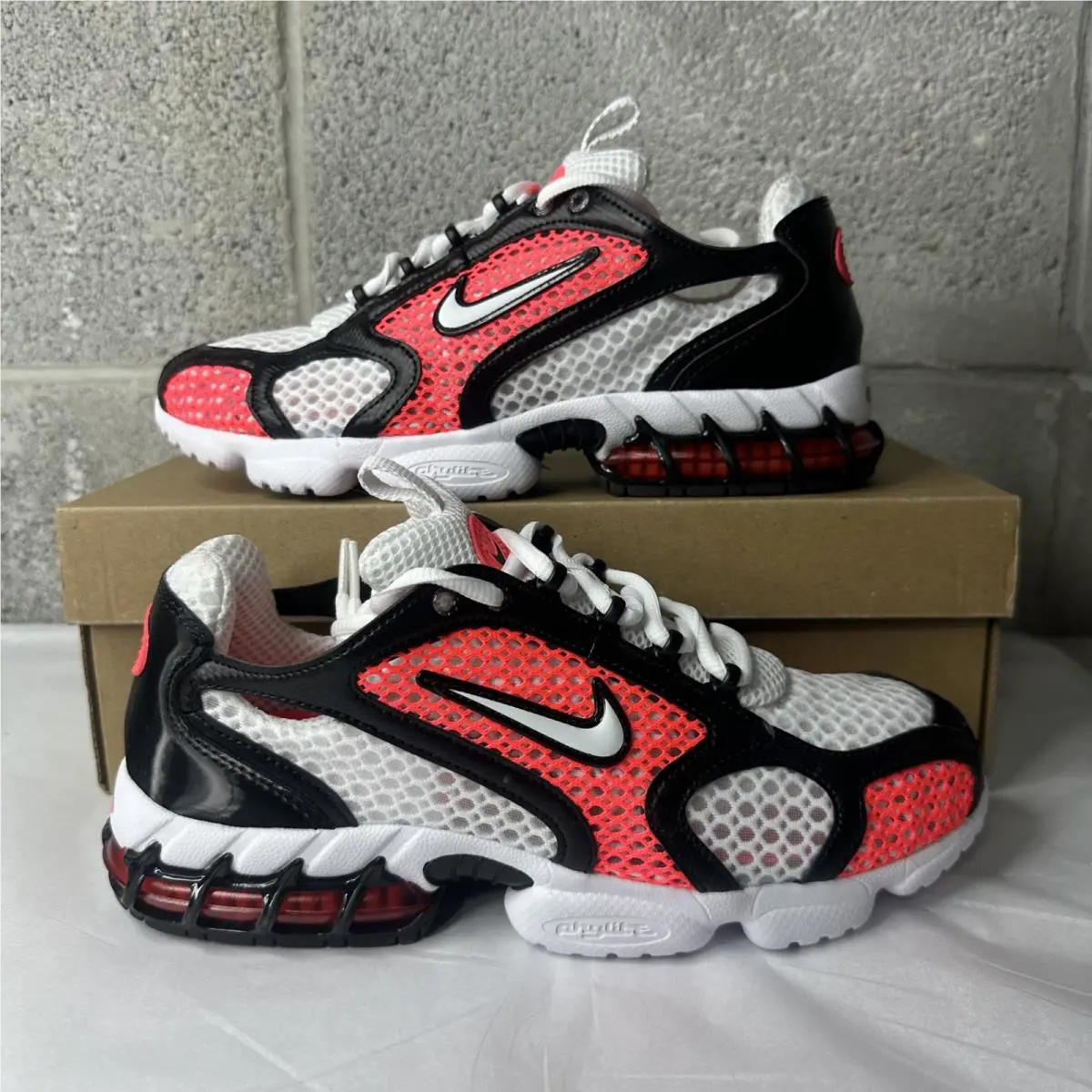 Nike shoes - Nike Zoom Spiridon - Zoom Spiridon - CD3613-001 - Gray, Manufacturer: Light Smoke Grey/Cardinal Red/Black/Metallic Silver (UPC: 0193154398861) 0