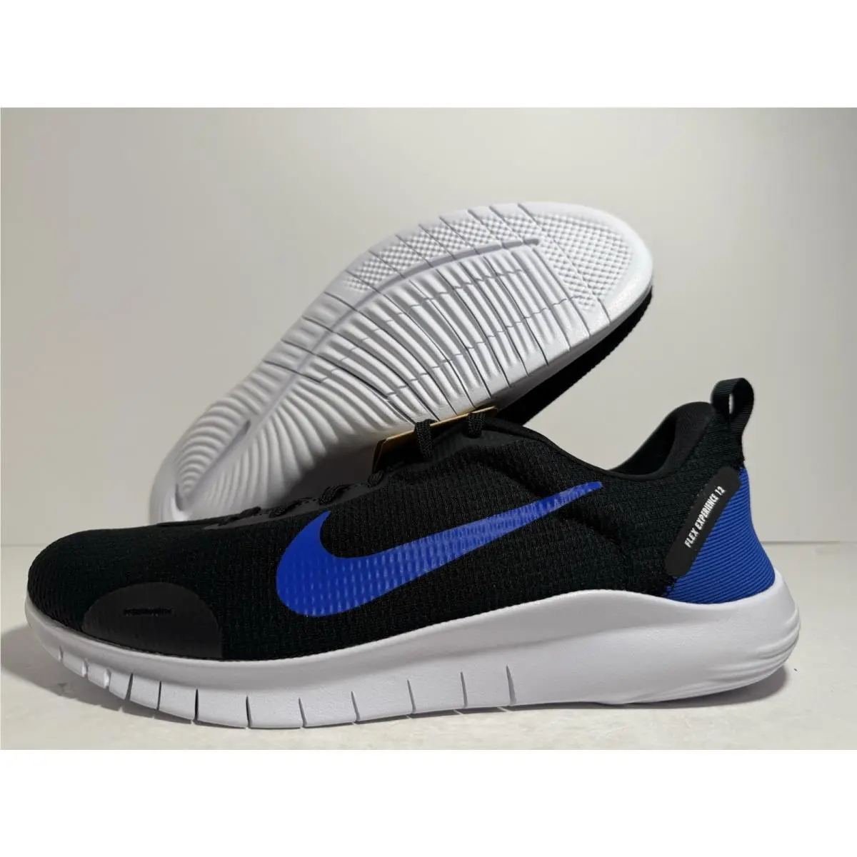 Nike Flex Experience Run 12 Black Racer Blue Shoes Sneakers Men Size 11.5 US