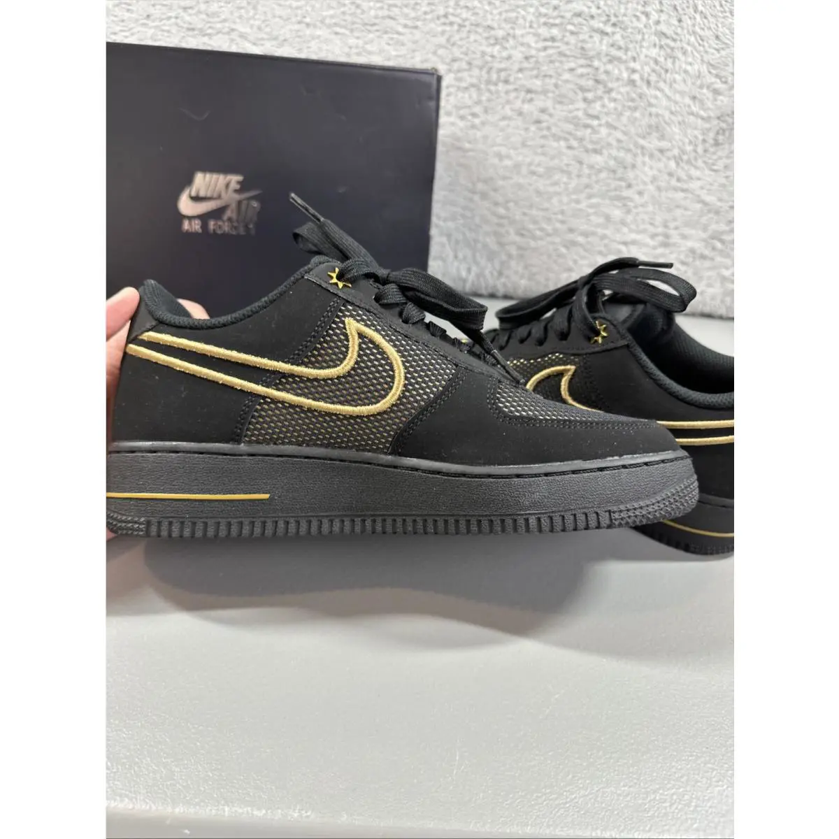 Nike shoes - Nike Air Force 1 - Air Force - Black 11