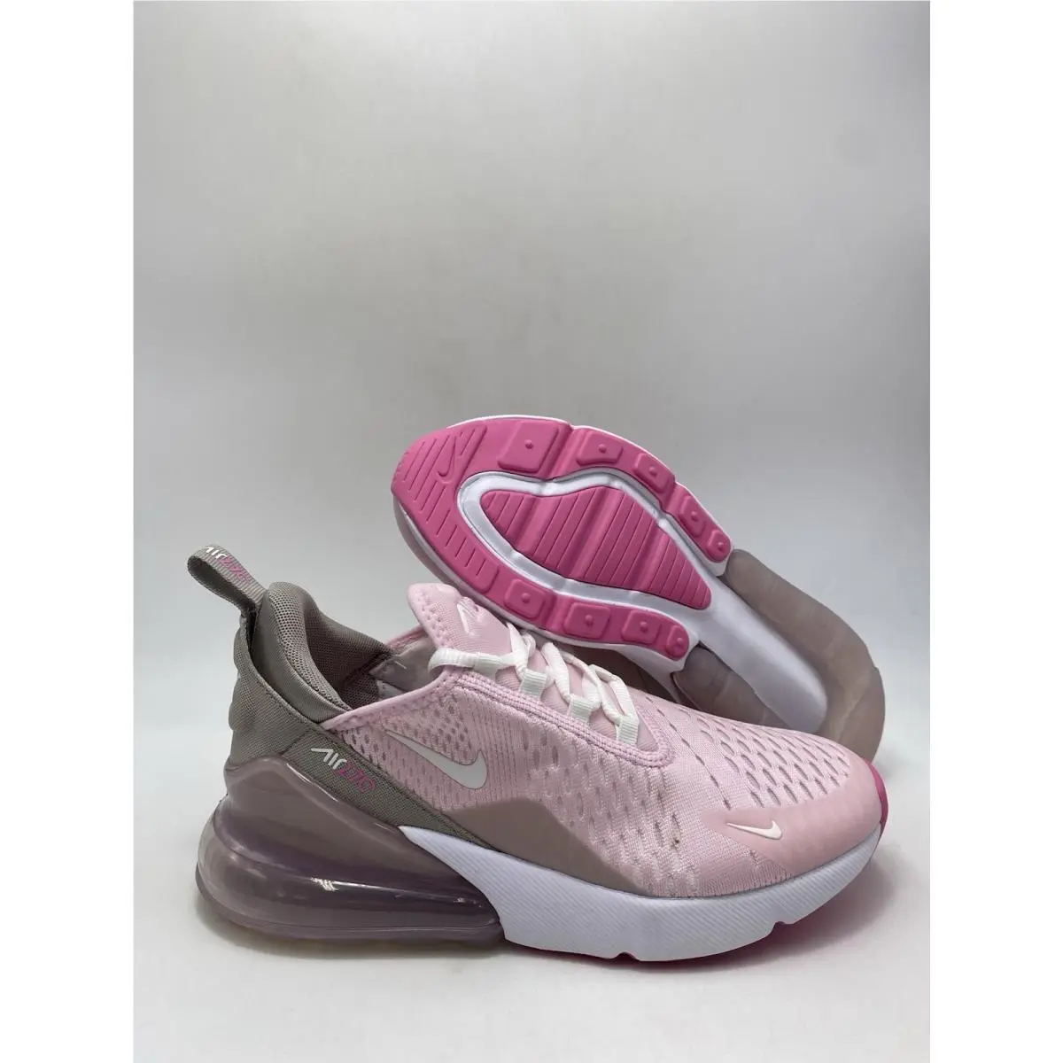 Nike Air Max 270 BG Pink Foam Summit White IB4435 663 Size 5Y
