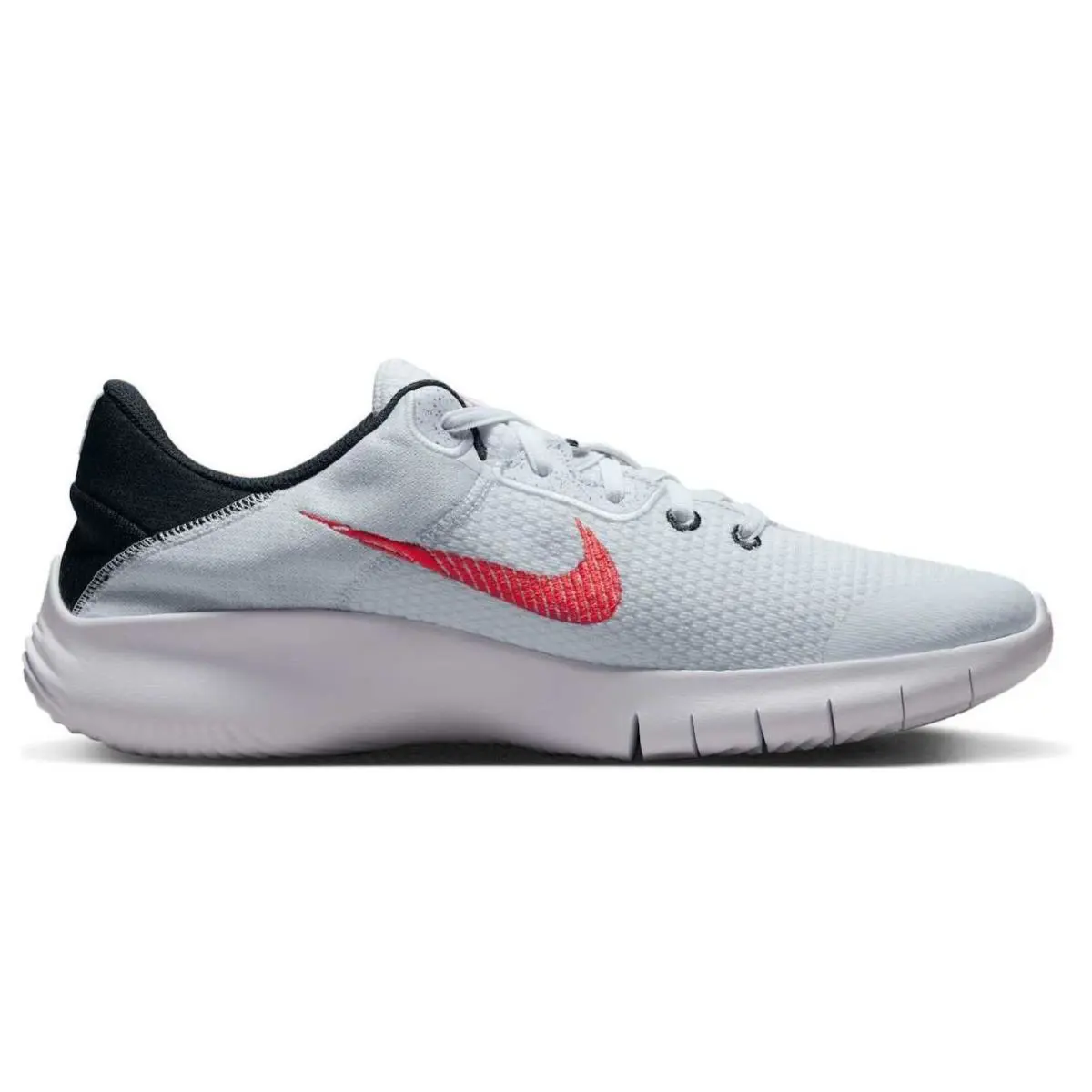Nike Flex Experience Run 11 NN Men’s Running Shoes – Size 12 – Football - Football Grey / Bright Crimson / White