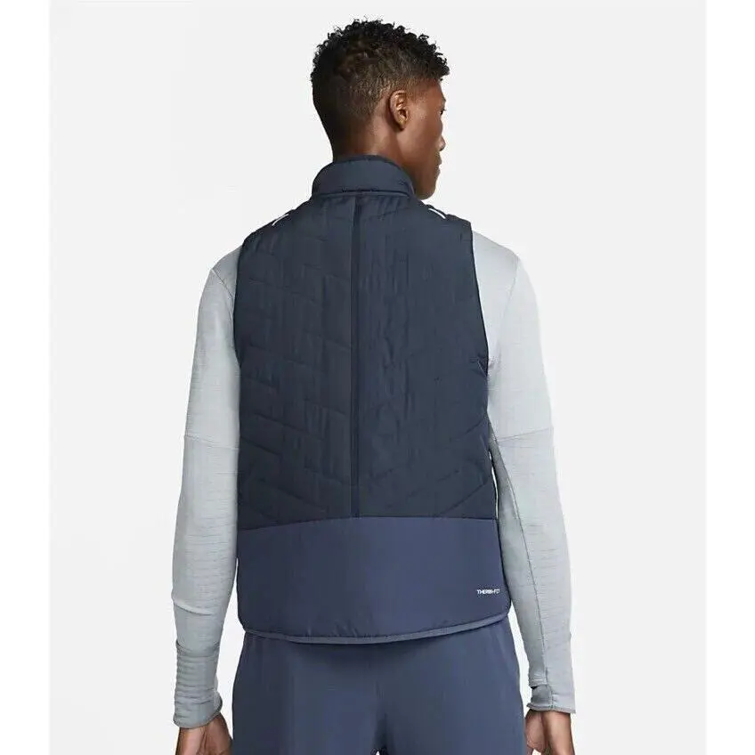 Nike clothing - Nike Therma-FIT Repel Men`s Synthetic-Fill Running Gilet - DD5647-475 - Blue 1
