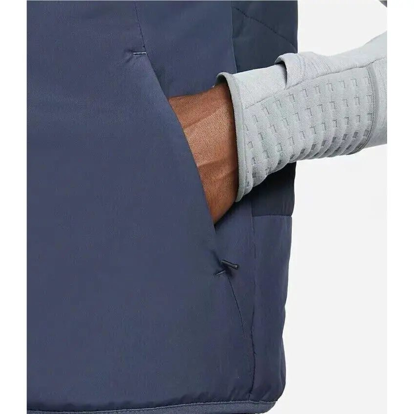 Nike clothing - Nike Therma-FIT Repel Men`s Synthetic-Fill Running Gilet - DD5647-475 - Blue 4