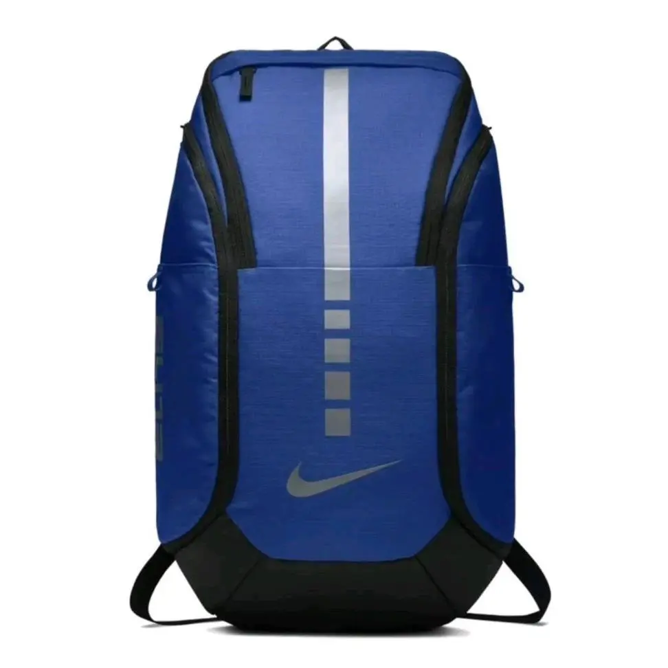 Nike Hoops Elite Pro Backpack Game Royal Blue Black Silver BA5554-480 38L - Blue