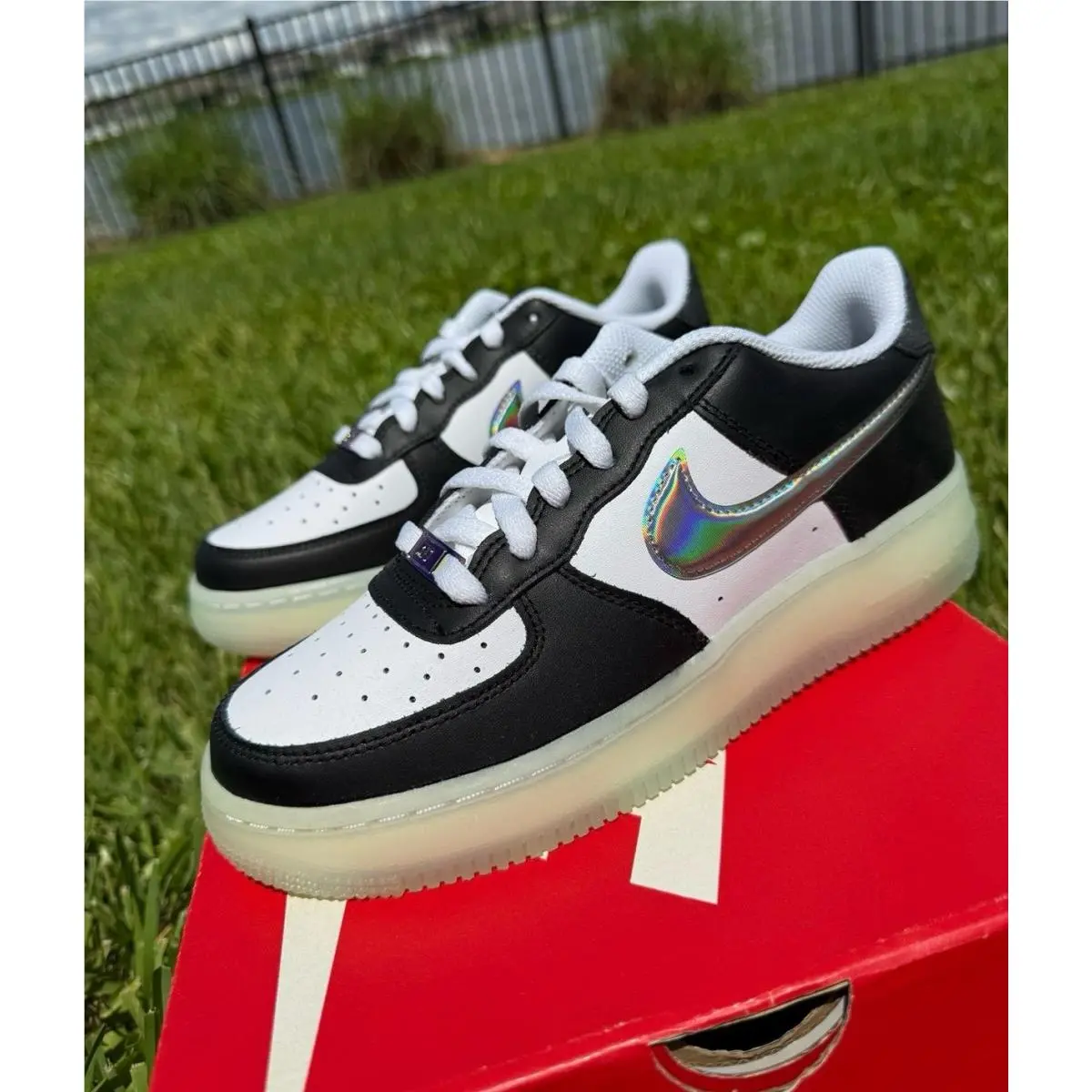 Nike shoes - Nike Air Force 1 - Air Force - FZ5529-103 - WHITE / BLACK 0