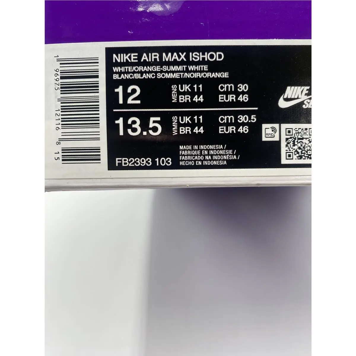 Nike shoes - Nike Air Max - Air Max - FB2393 103 - Whitre/Orange-Summit White (UPC: 196975121168) 6