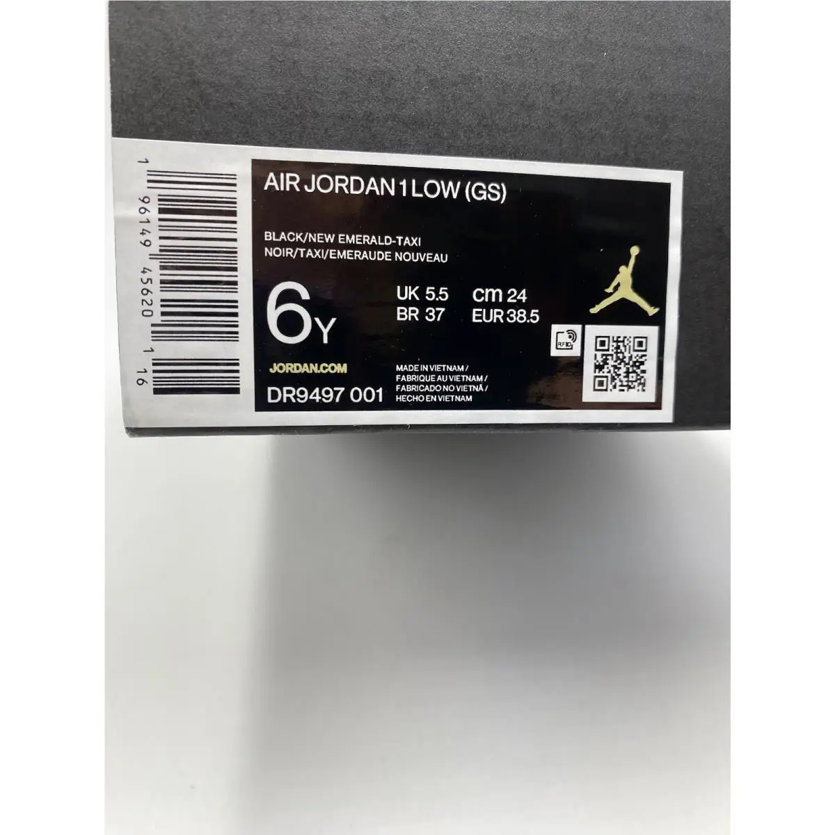Nike shoes - Nike Air Jordan 1 - Air - Dr9497 001 - Black/White (UPC: 196149456201) 4